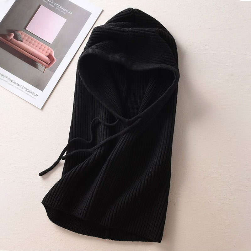 Strickschal, Ohrenschutz, warme Mütze