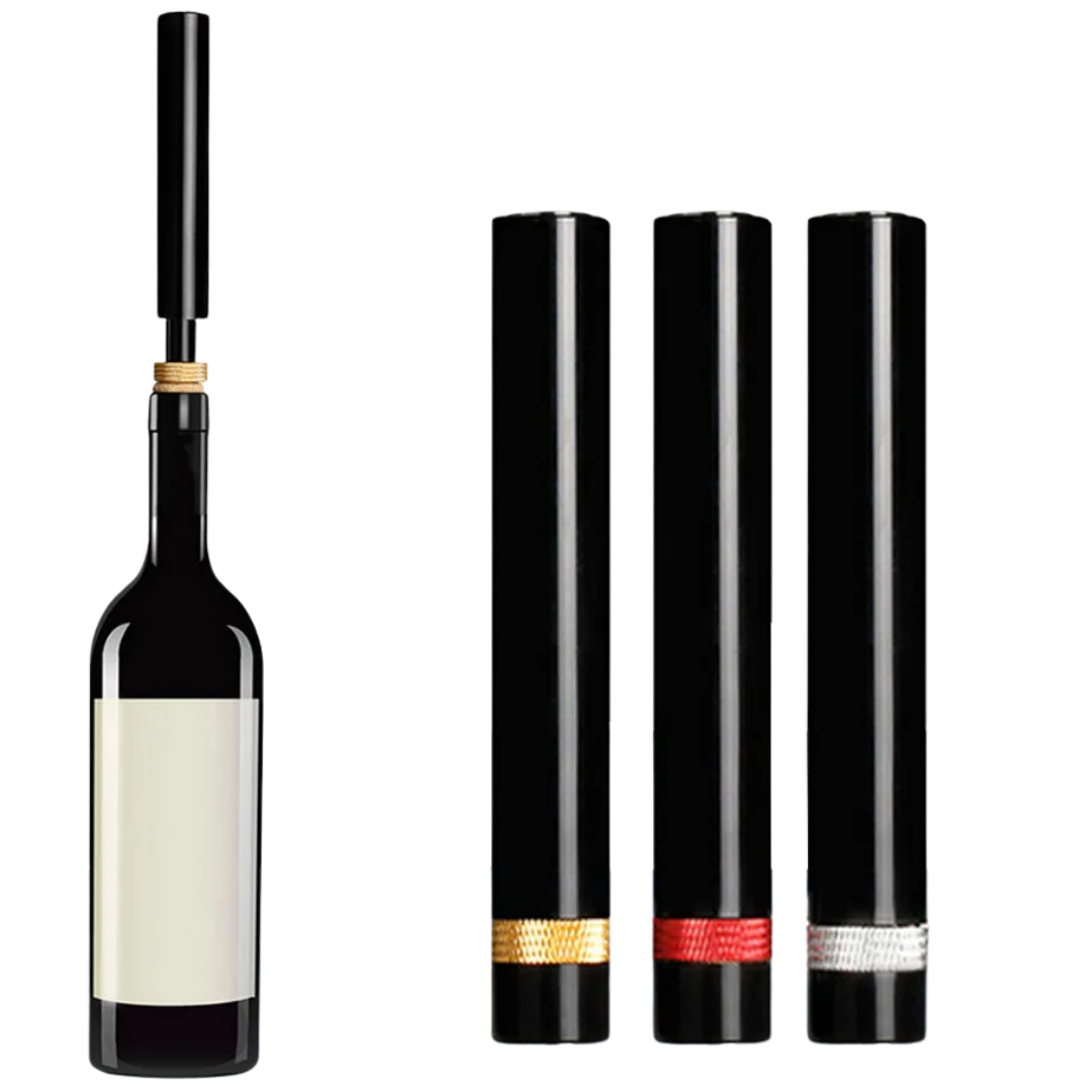 WineLuxe Luftdruck-Weinöffner – Edelstahl & ergonomisches Design