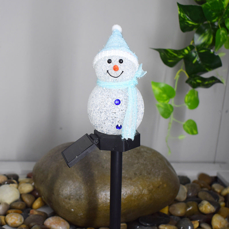Brehn | Super süße wasserdichte Solarbetrieb Schneemannlampe
