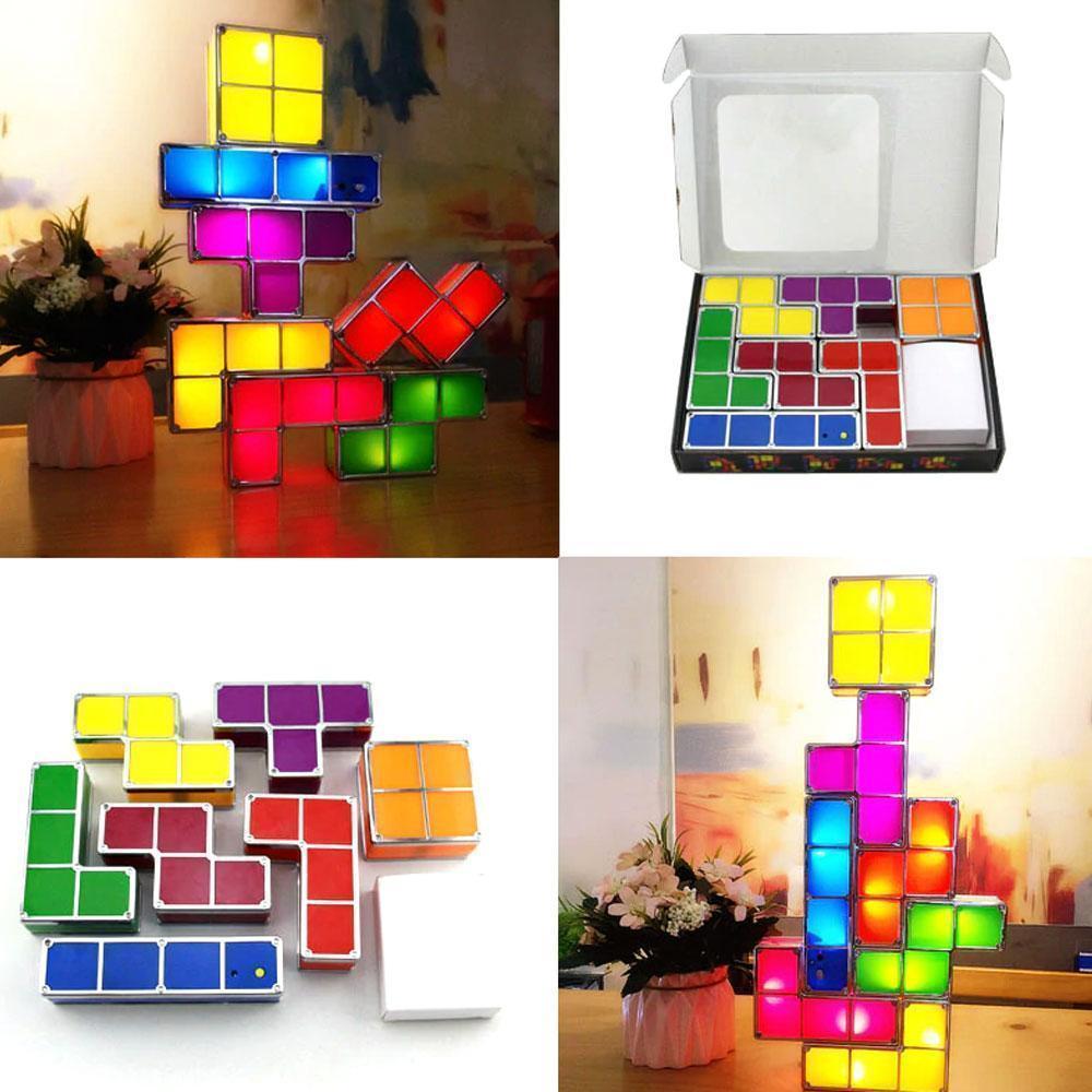 Tetris Stapelbares LED Nachtlicht | Brehn