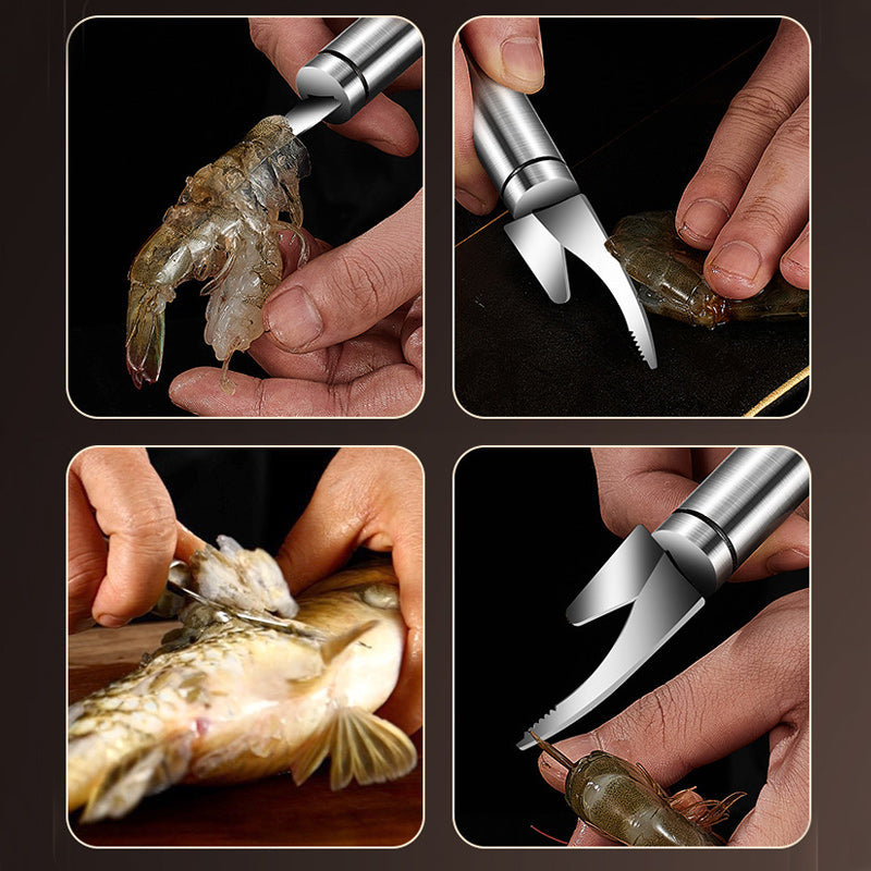 5 in 1 Multifunctional Shrimp Line Fish Maw Knife | Brehn