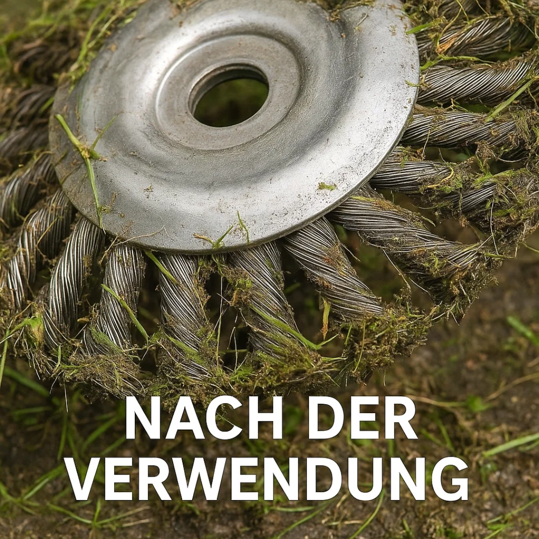 GrassCut TurboHead – Universelle 6-Klingen Unkrautbürste für Trimmer | Brehn