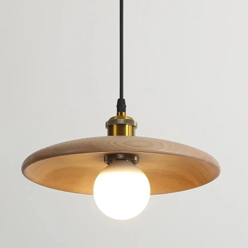 Brehn | Nordic Minimalist Holz LED Pendelleuchte