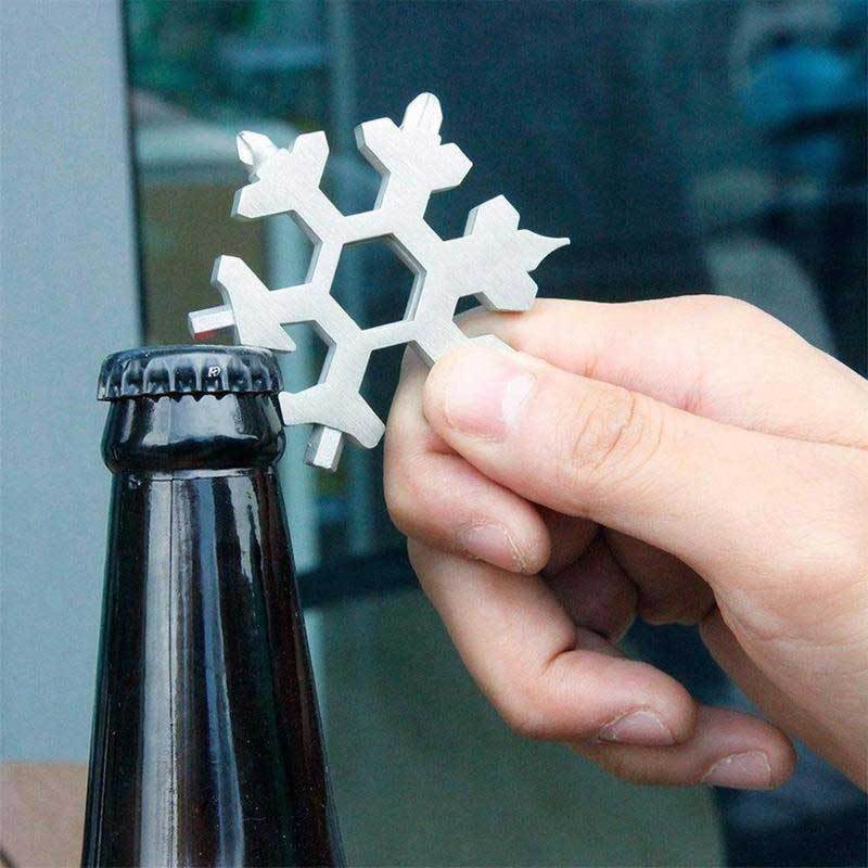 Vorweihnachtsverkauf18-in-1 Edelstahl Schneeflocken Multi-tool | Brehn