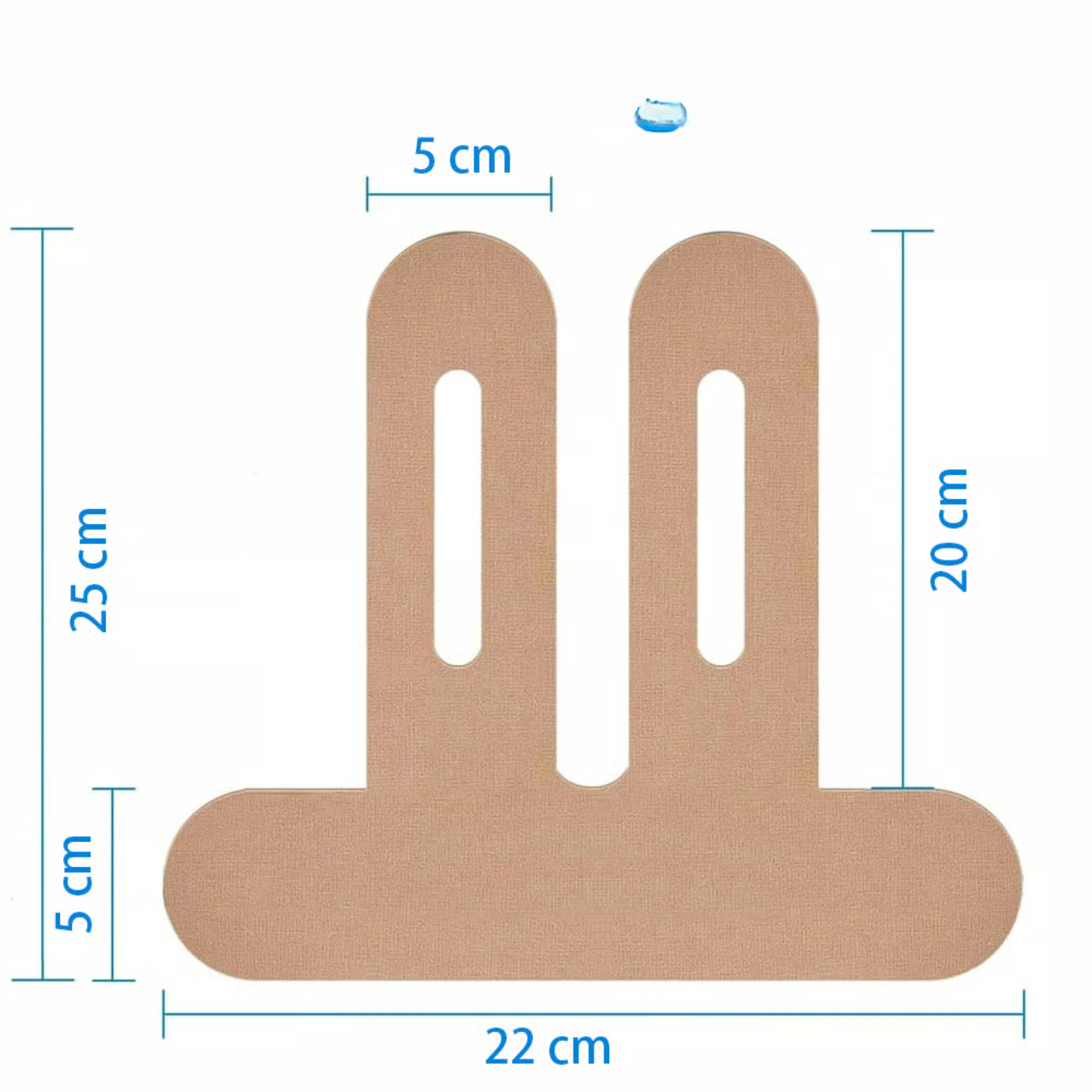 Brehn | Knee Tape FlexiSupport – Vorgefertigtes Kinesio-Tape für direkte Unterstützung