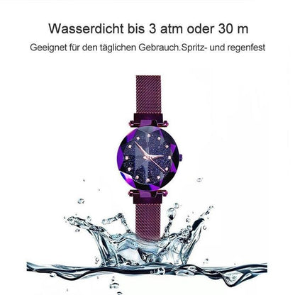 Wasserdichte Sternenhimmel Mädchen Armbanduhr | Brehn