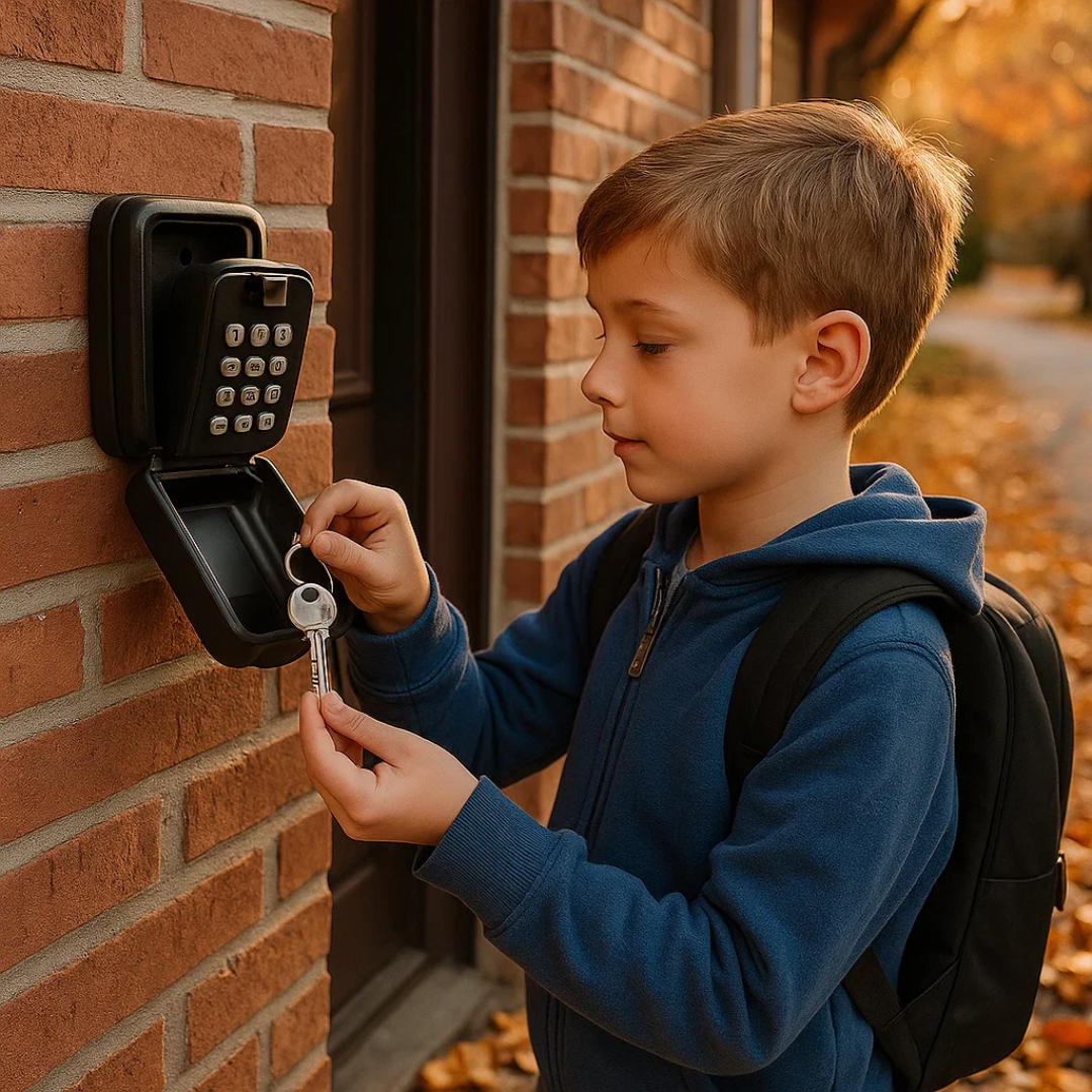 KeyGuard Outdoor Safe – Wetterfester Wandmontierter Schlüsselbox | Brehn