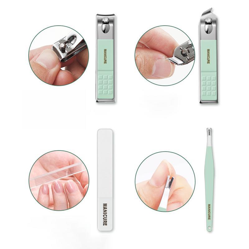 Tragbares Nagelknipser-Set (12/16-teilig)