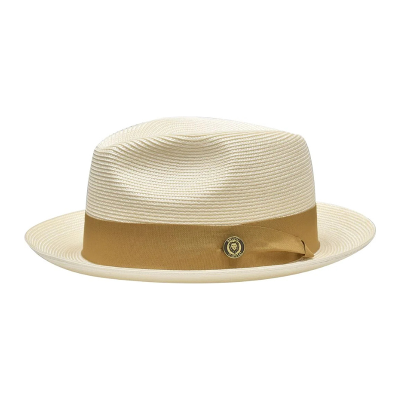 Natürlicher Strohhut Fedora | Brehn