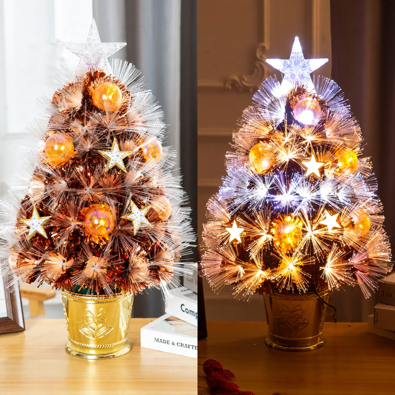 LED-Lichtfaser-Weihnachtsbaum für den Tisch