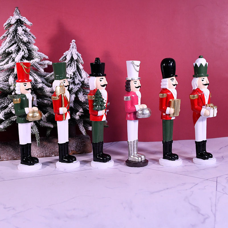 Nussknacker-Soldat, 20,5 cm, modernes Design, Kunstharz