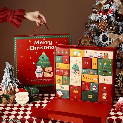 Weihnachts-Countdown-Kalender-Box