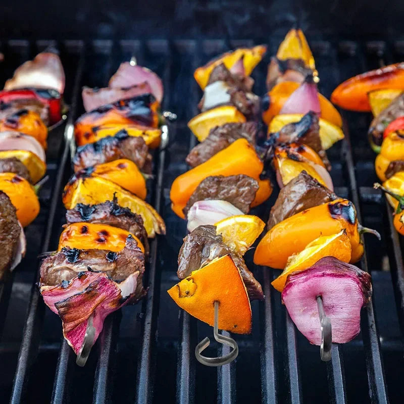 12" Edelstahl Grill BBQ Fleischspieße Grill BBQ Werkzeuge 12 Stück | Brehn