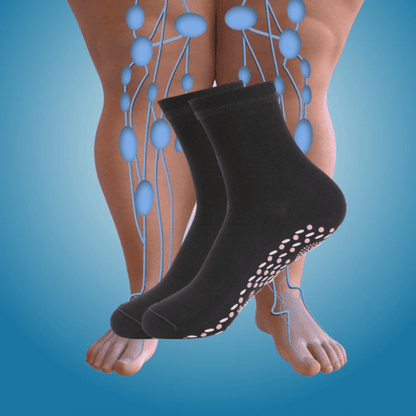 Selbstwärmende Fitness-Socken mit Turmalin-Akupressurfunktion
