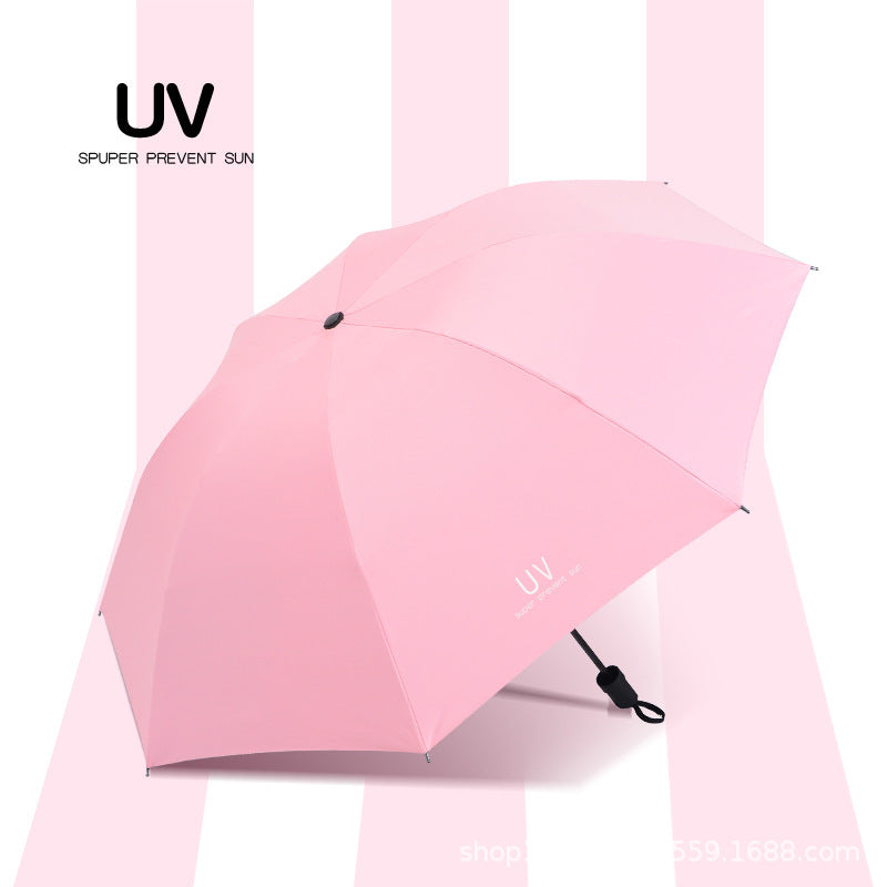 Damen UV-Schutz Faltregenschirm mit Automatiköffnungsmechanismus Brehn