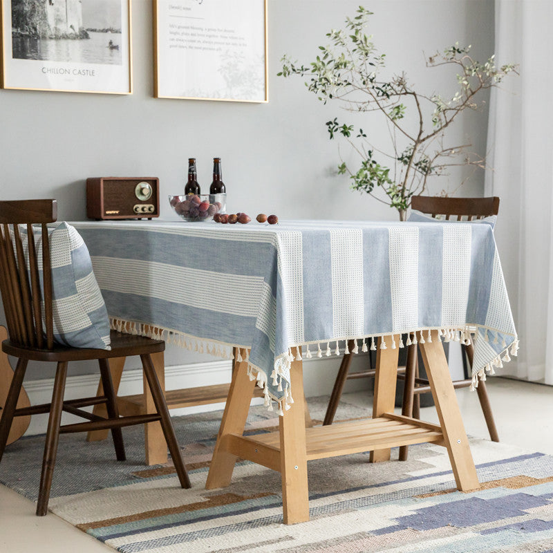 Strukturierte Gewebe Tischdecke