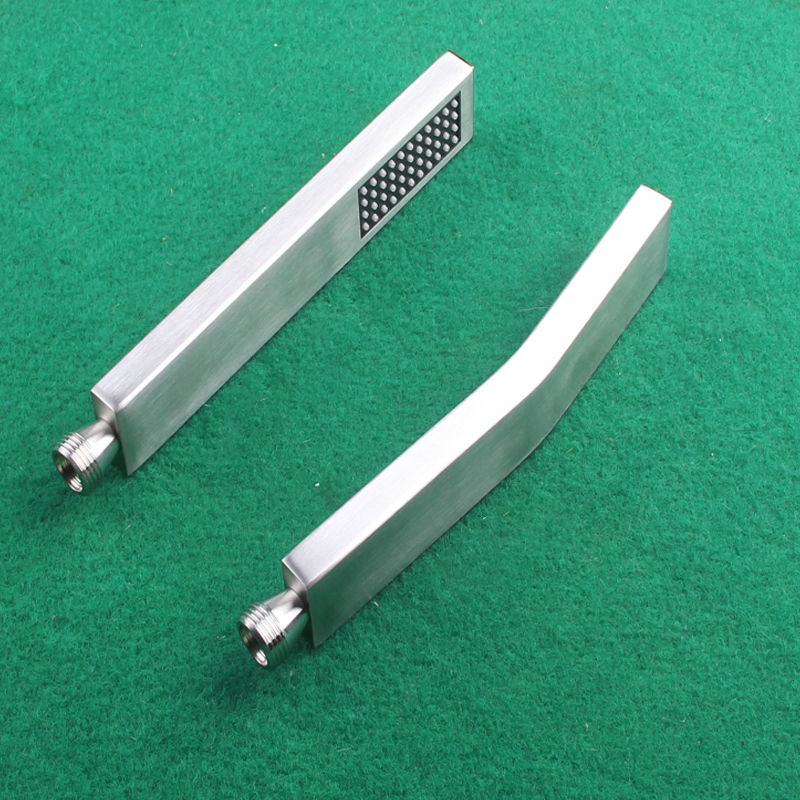 Einfaches Rechteck Duschkopf 304 Edelstahl Handbrause