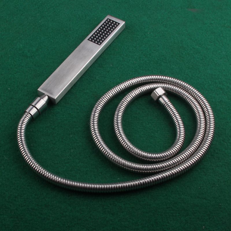 Einfaches Rechteck Duschkopf 304 Edelstahl Handbrause