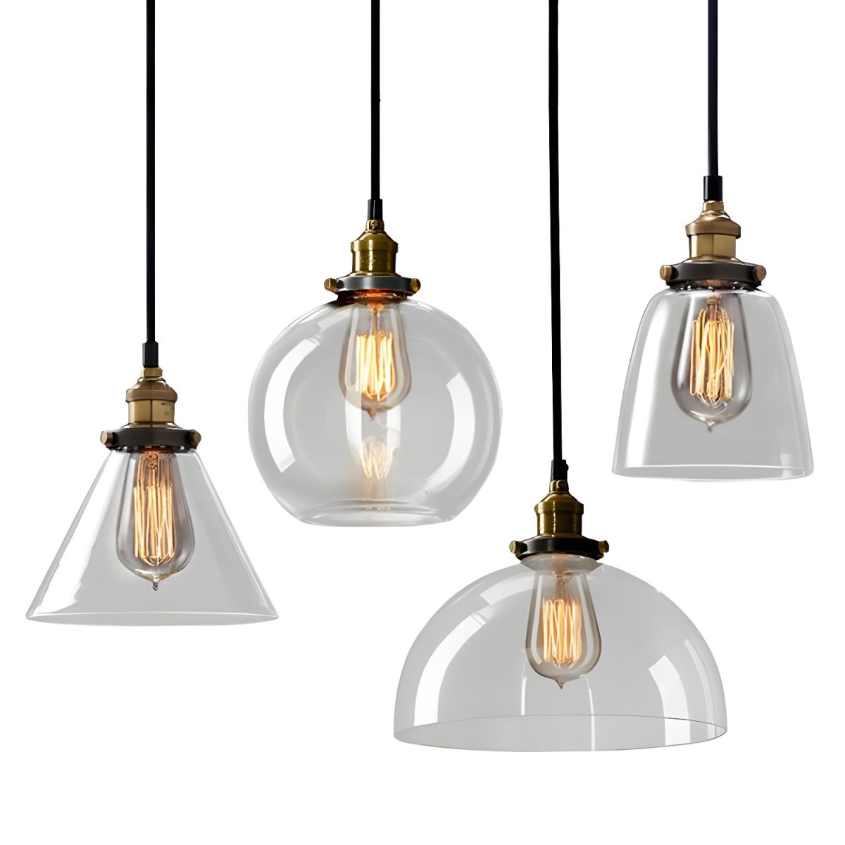 UrbanVibe Light – Pendelleuchte aus amerikanischem Vintage-Glas