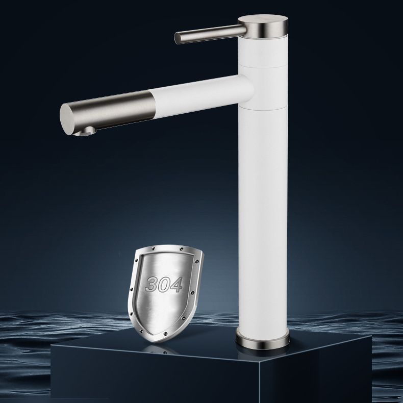 Moderner Beckenarmatur Edelstahl Einhebel Niedriger Auslauf Pull-Down Beckenarmatur