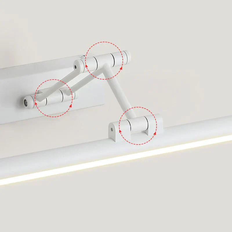 Minimalistische LED-Wandleuchte Schwarz/Weiß – Moderne Metalllampe für Badezimmer und Innenbereich | Brehn