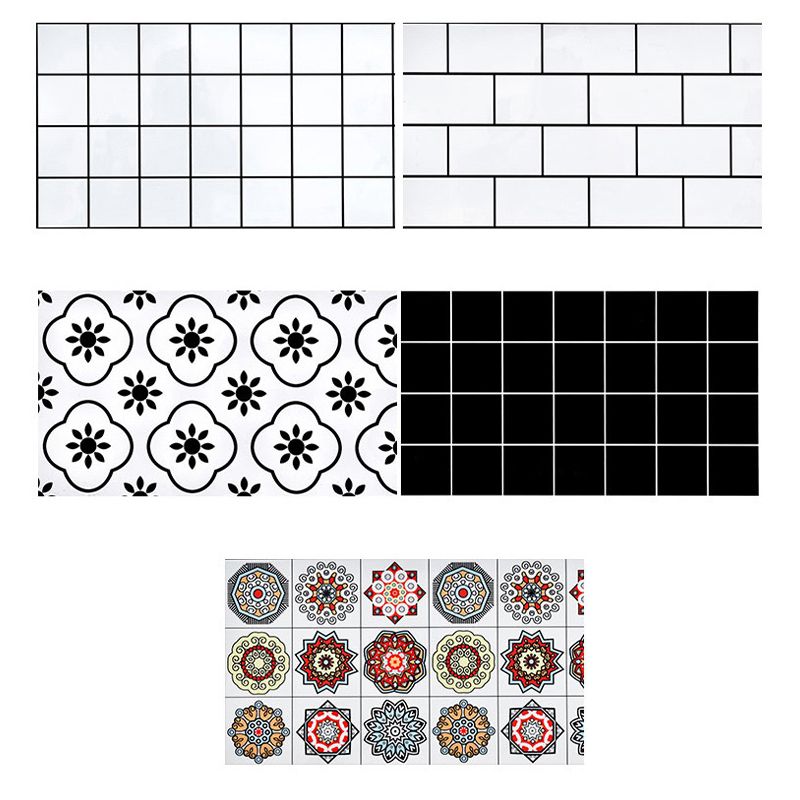 Quadratische Mosaikfliese zum Abziehen und Anbringen für Küche und Bad