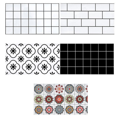Quadratische Mosaikfliese zum Abziehen und Anbringen für Küche und Bad
