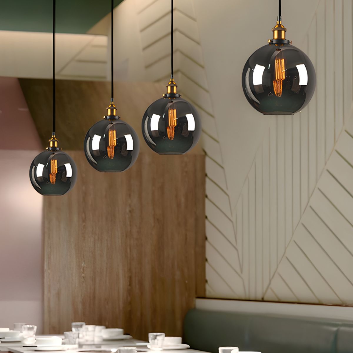 UrbanVibe Light - Amerikanisches Vintage Glas Pendelleuchte | Brehn