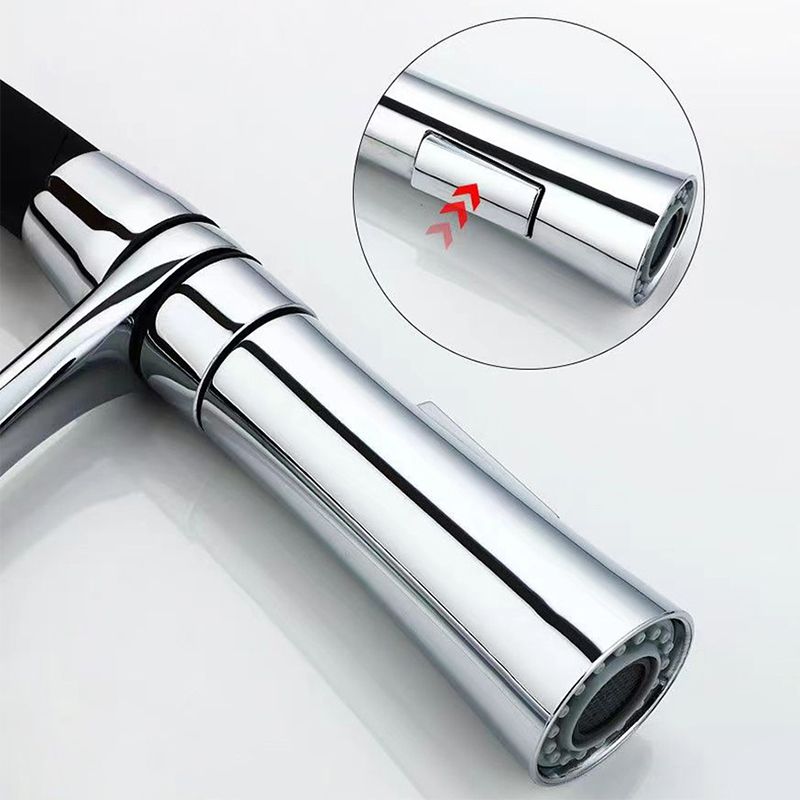 Moderne 1-Hand Waschbeckenarmaturen Kupfer Berührungslos mit Wasserspender Standard Küchenarmatur