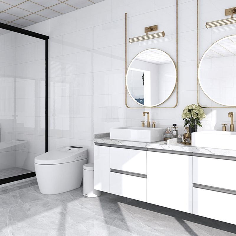 Einzeltile Peel and Stick Spritzschutz Moderner Stil Badezimmer Peel and Stick Spritzschutz