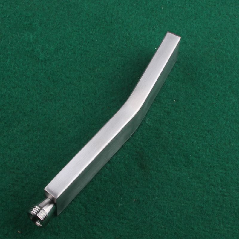Einfaches Rechteck Duschkopf 304 Edelstahl Handbrause