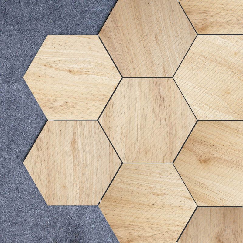 Plastische Mosaikfliesen-Tapete sechseckig für selbstklebende und abnehmbare Rückwandfliese