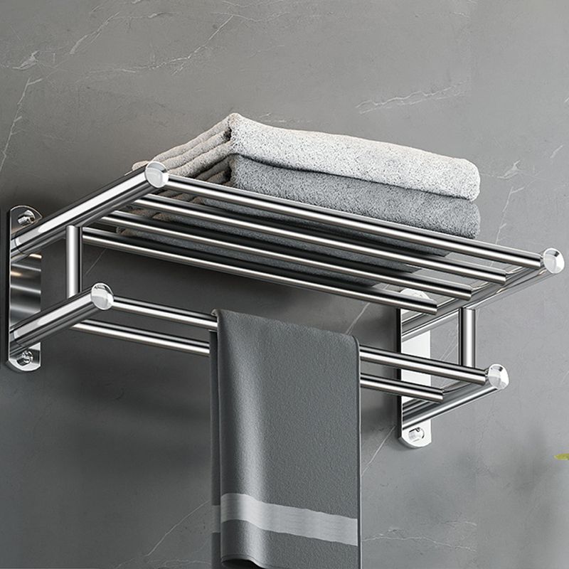 Polierter Chrom Moderner Badezimmer Zubehör Set aus Edelstahl mit Badregal/Handtuchhalter
