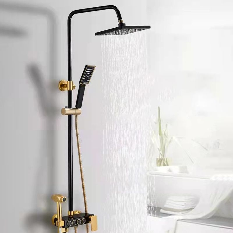Modern verstellbarer Wasserfluss Duscharmaturen Duscharm Duschanlage an der Wand
