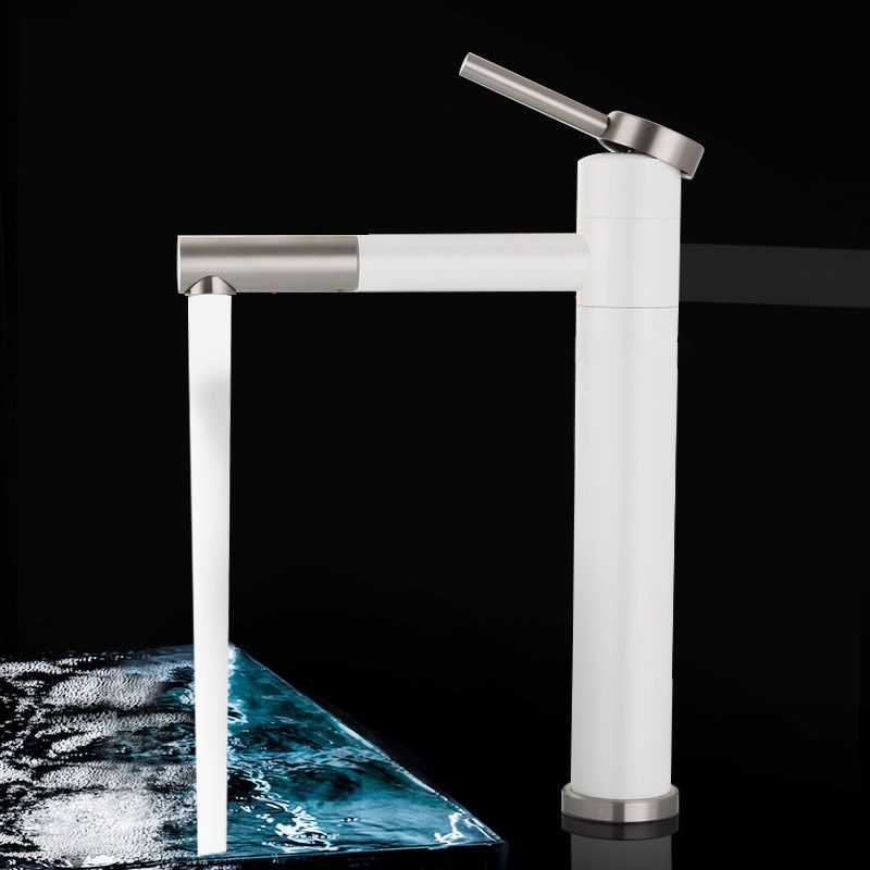 Moderner Beckenarmatur Edelstahl Einhebel Niedriger Auslauf Pull-Down Beckenarmatur