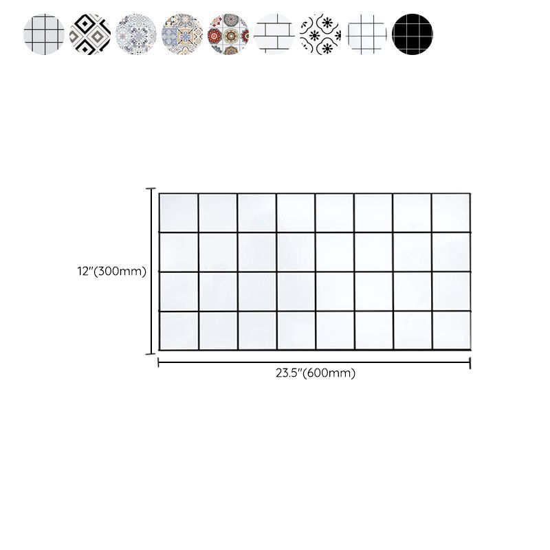 Quadratische Mosaikfliese zum Abziehen und Anbringen für Küche und Bad