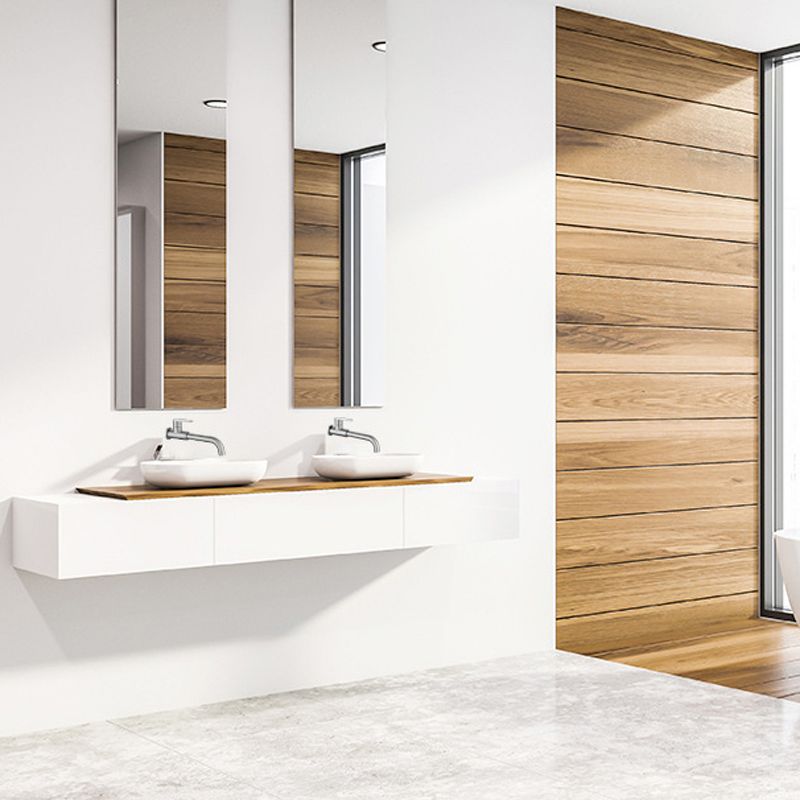 Moderner Stil Wandmontierter Einhebelmischbatterie Wasserhahn für das Badezimmer