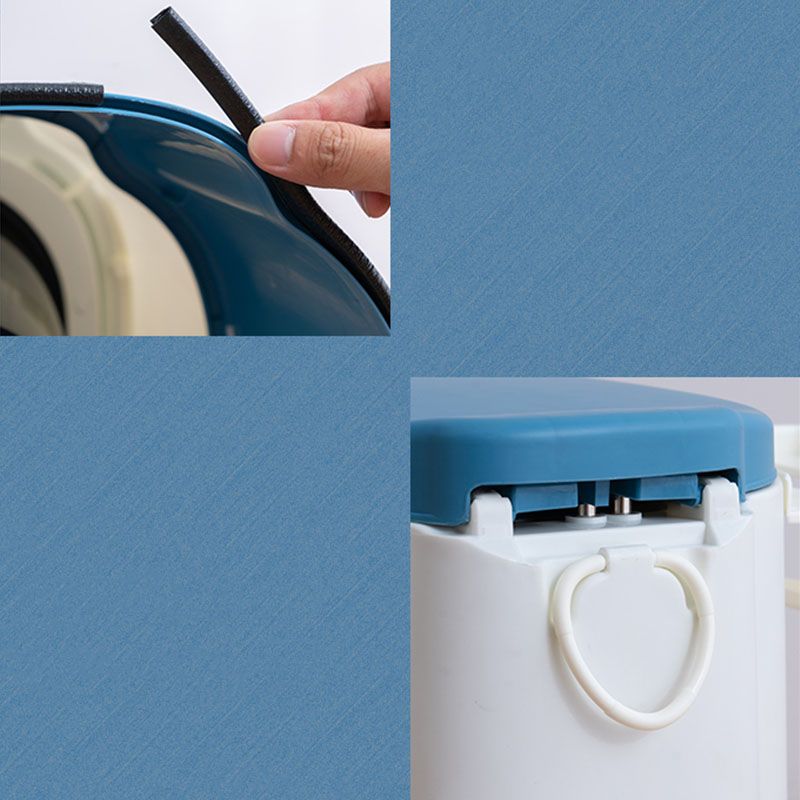 Zeitgenössische Kunststoff-Wandtoilette mit Toilettensitz für das Badezimmer
