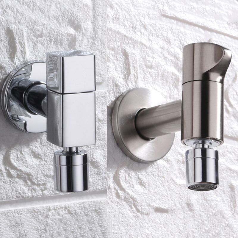 Moderner, wandmontierter Badezimmer-Armaturenknopfgriff aus massivem Messing, rund