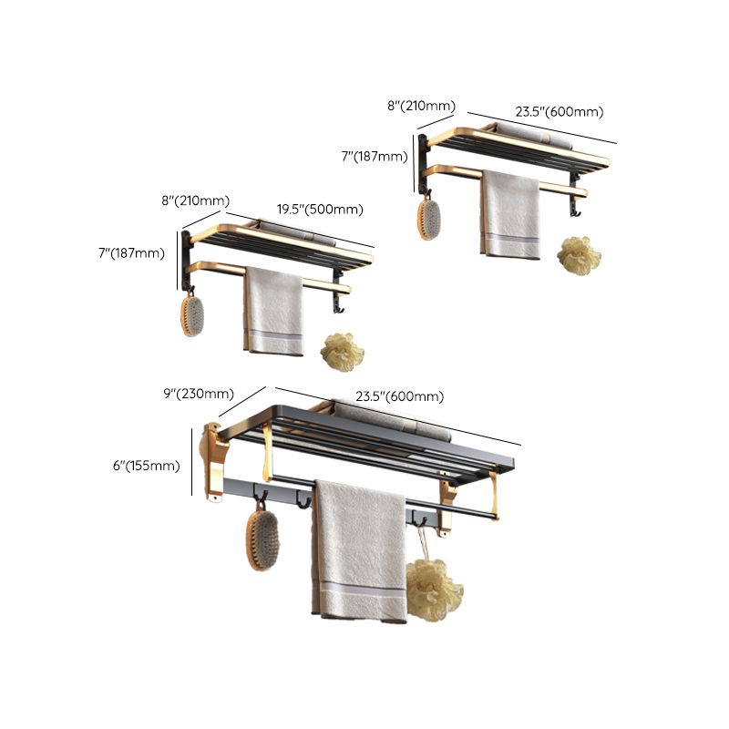 Schwarz & Messing Badezimmer Set Moderner Stil Badezimmeraccessoires Als Einzelstück Oder Im Set