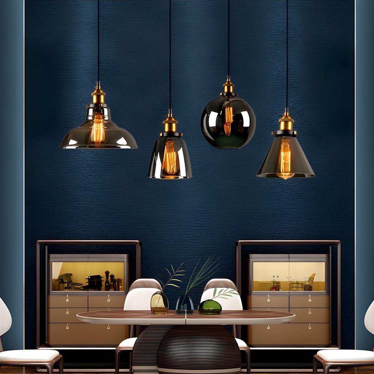 UrbanVibe Light – Pendelleuchte aus amerikanischem Vintage-Glas