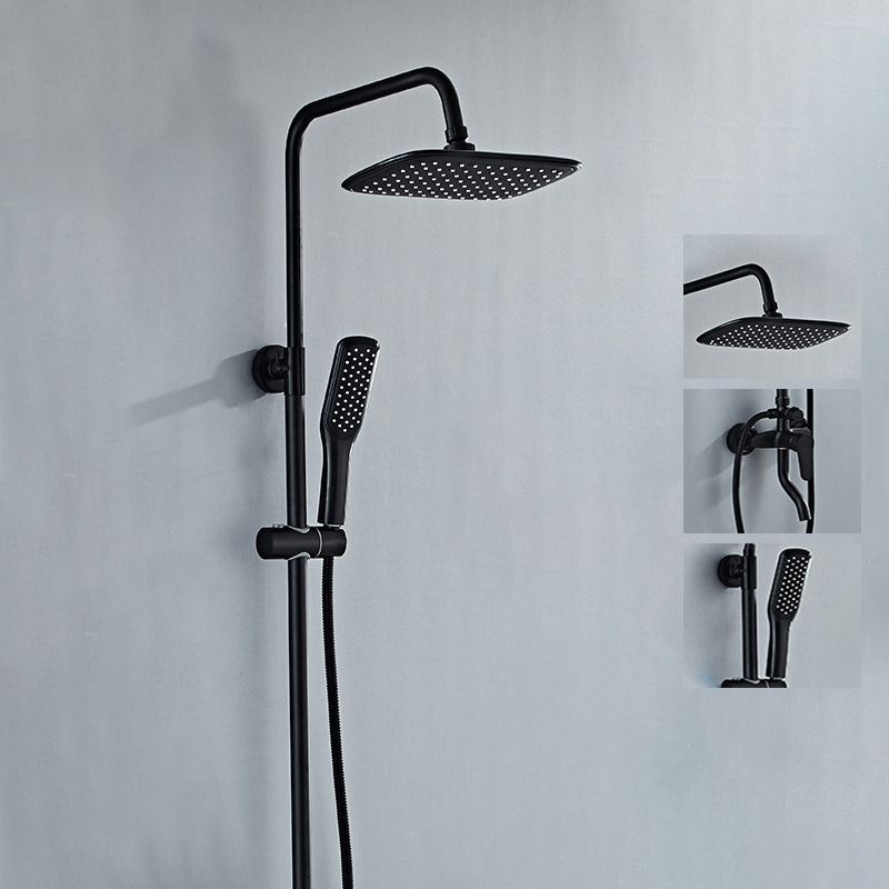 Modern verstellbarer Wasserfluss Duscharmaturen Duscharm Duschanlage an der Wand