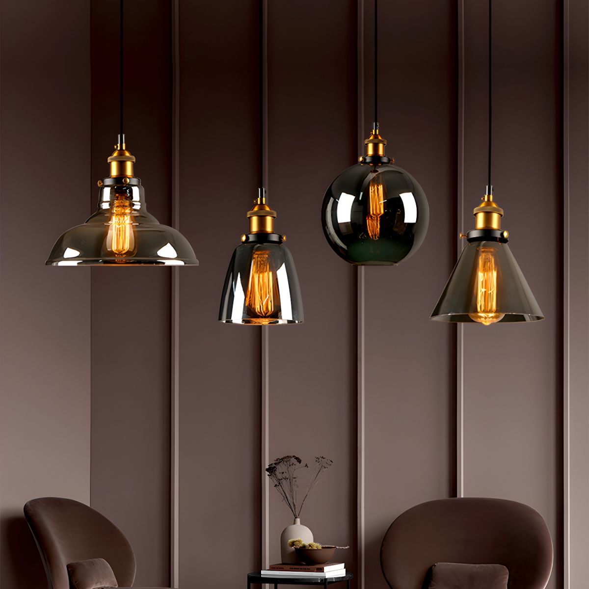 UrbanVibe Light – Pendelleuchte aus amerikanischem Vintage-Glas