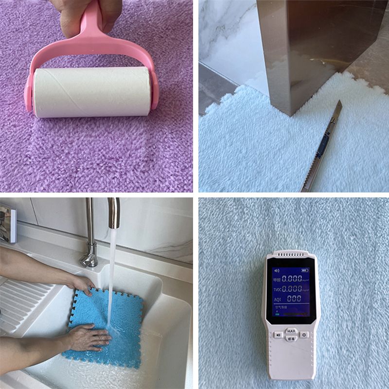 Mehrfarbige Level Loop Teppichfliesen Rutschfeste Verbundbodenfliesen für das Schlafzimmer