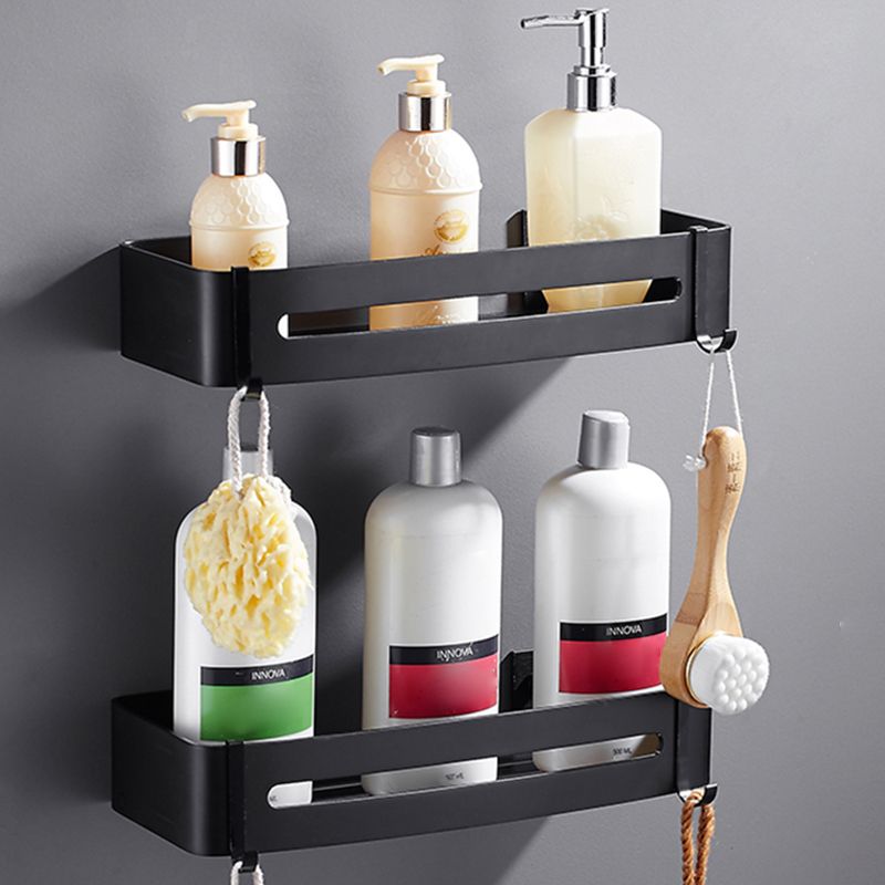 Matt Schwarz Modernes Badezimmerzubehör-Set, Set von 3, Badezimmerregal