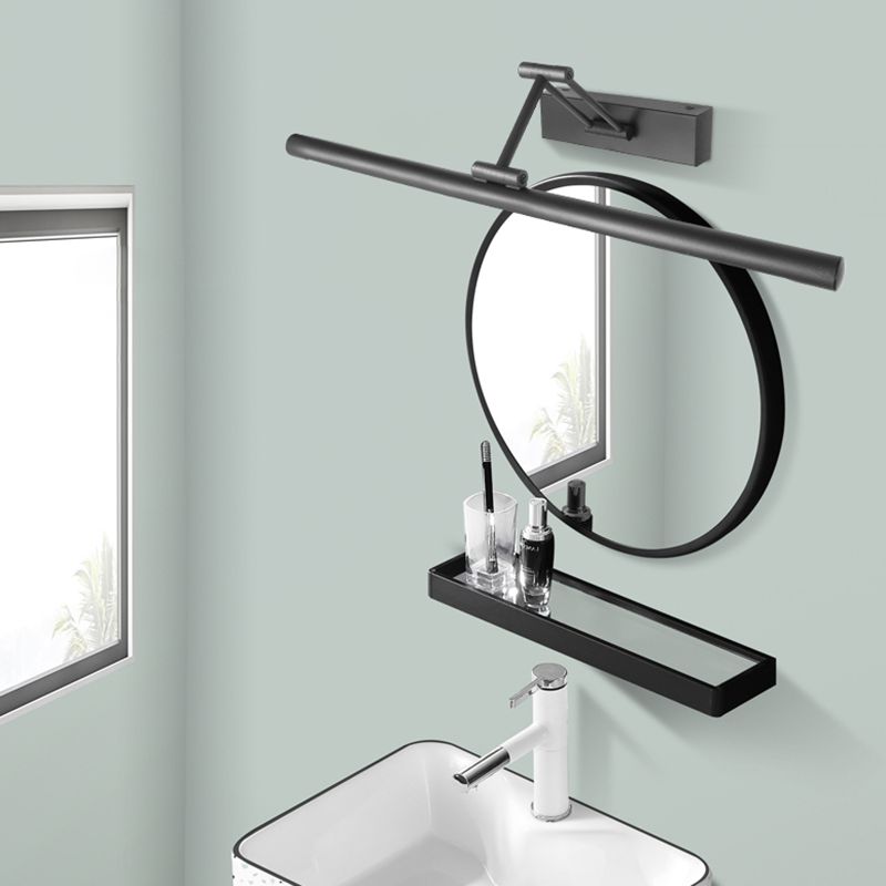 Minimalistische LED-Wandleuchte Schwarz/Weiß – Moderne Metalllampe für Badezimmer und Innenbereich | Brehn