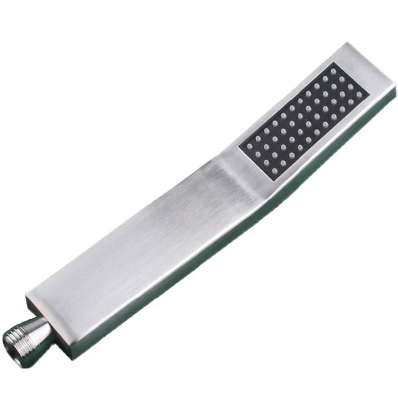 Einfaches Rechteck Duschkopf 304 Edelstahl Handbrause