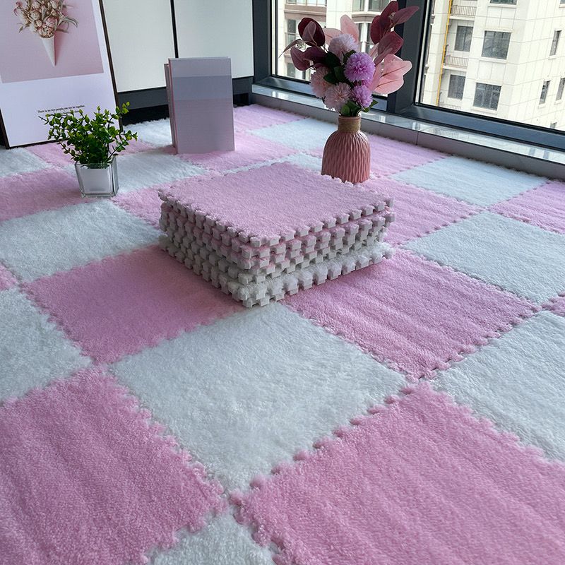 Mehrfarbige Level Loop Teppichfliesen Rutschfeste Verbundbodenfliesen für das Schlafzimmer