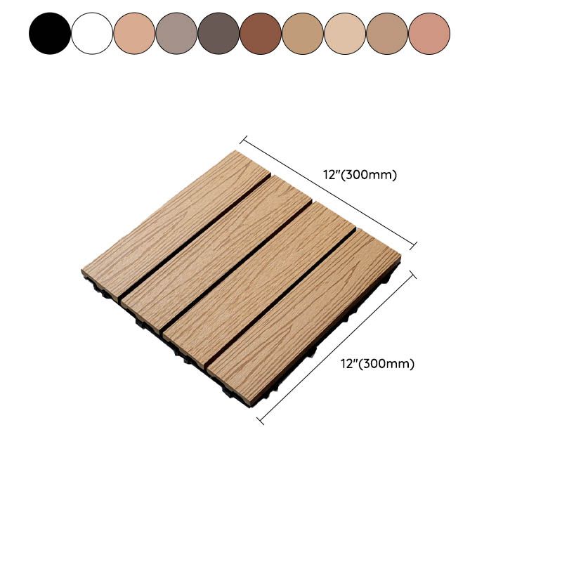 Klassische Holzfliesen für Garten patio Fußbodenbeläge zum Verlegen