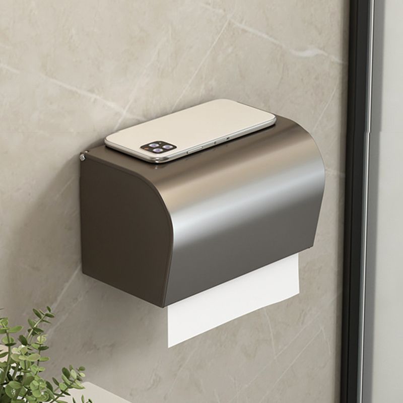 Zeitgemäßes Badezimmer Zubehör Set Graues Aluminium Badezimmer Zubehör Set